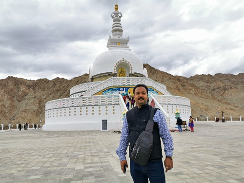 拉達克 Ladakh 香緹佛塔 Shanti Stupa