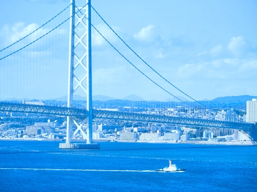 淡路島-SA.明石海峽大橋