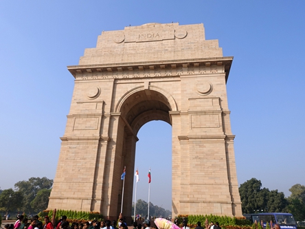 新德里 Delhi 印度門．全印戰爭紀念館