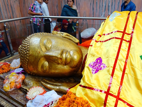 拘尸那羅 Kushinagar 佛陀涅槃處．梭羅雙樹．大涅槃寺．臥佛殿